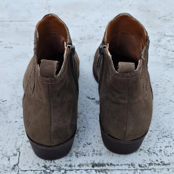 Lucky Brand Women Boat Shoes Brown Leather High Top Shoes Size 8.5M 39EU - Picture 4 of 9